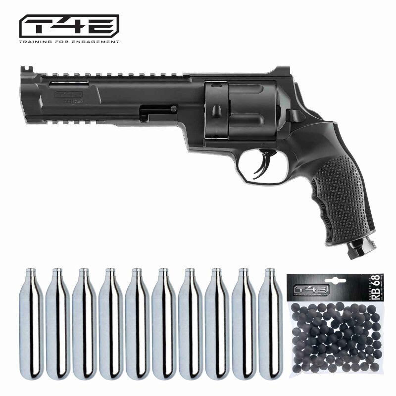 SET T4E Defense Training Marker HDR (TR) 68 Gen2 Revolver Co2 cal .68 - 7,5 Joule (P18) + 100 Rubberballs