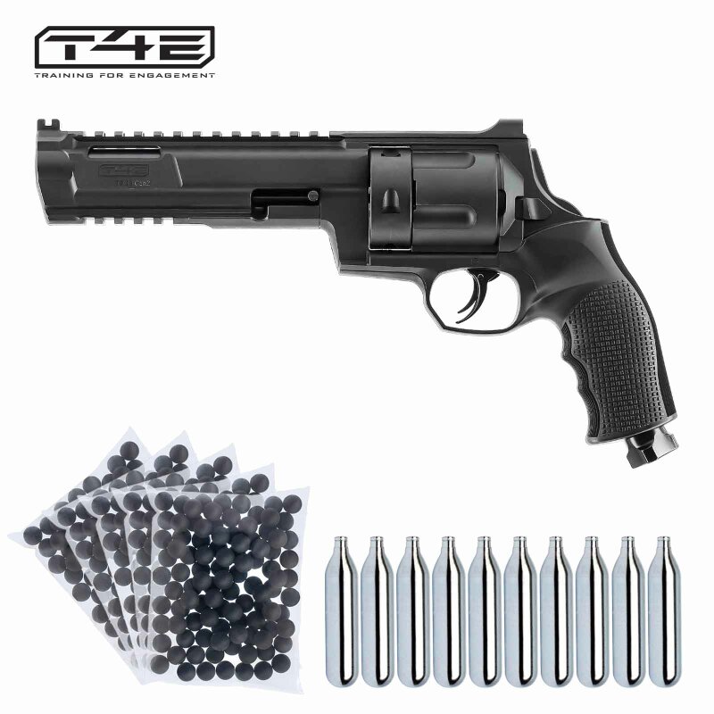 SET T4E Defense Training Marker HDR (TR) 68 Gen2 Revolver Co2 cal .68 - 7,5 Joule (P18) + 500 Rubberballs