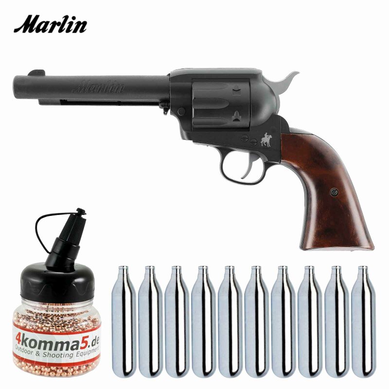 SET Marlin Co2-Revolver Kaliber 4,5 mm BB (P18)