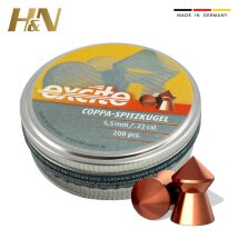 H&N Coppa-Spitzkugel 5,5 mm verkupfert