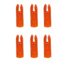 6-er Pack Arizona Plastinock 5/16" Klebenocken Flu-Orange