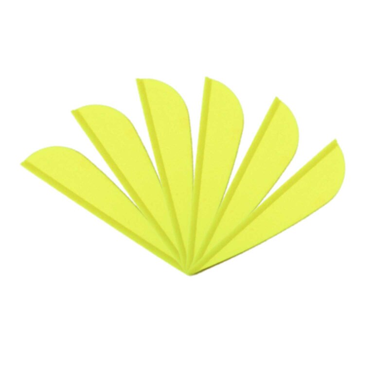 6-er Pack Arizona Vanes Elite Plastifletch EP-40 Gelb