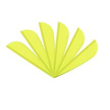 6-er Pack Arizona Vanes Elite Plastifletch EP-50 Gelb