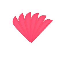 Bohning Impulse Vanes/Plastikfedern 2" Hot Pink