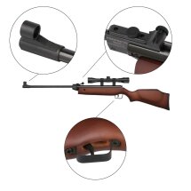 Luftgewehr Umarex Perfecta 45 - 4,5 mm mit Zielfernrohr 4x32 und Diabolos (P18)